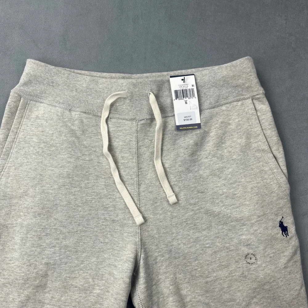 Polo Ralph Lauren Sweatpants Straight Leg S Gray Cotton Blend NWT Stained